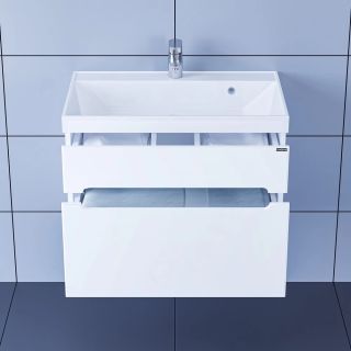 Тумба под раковину СанТа Лондон 224003л 70см белый